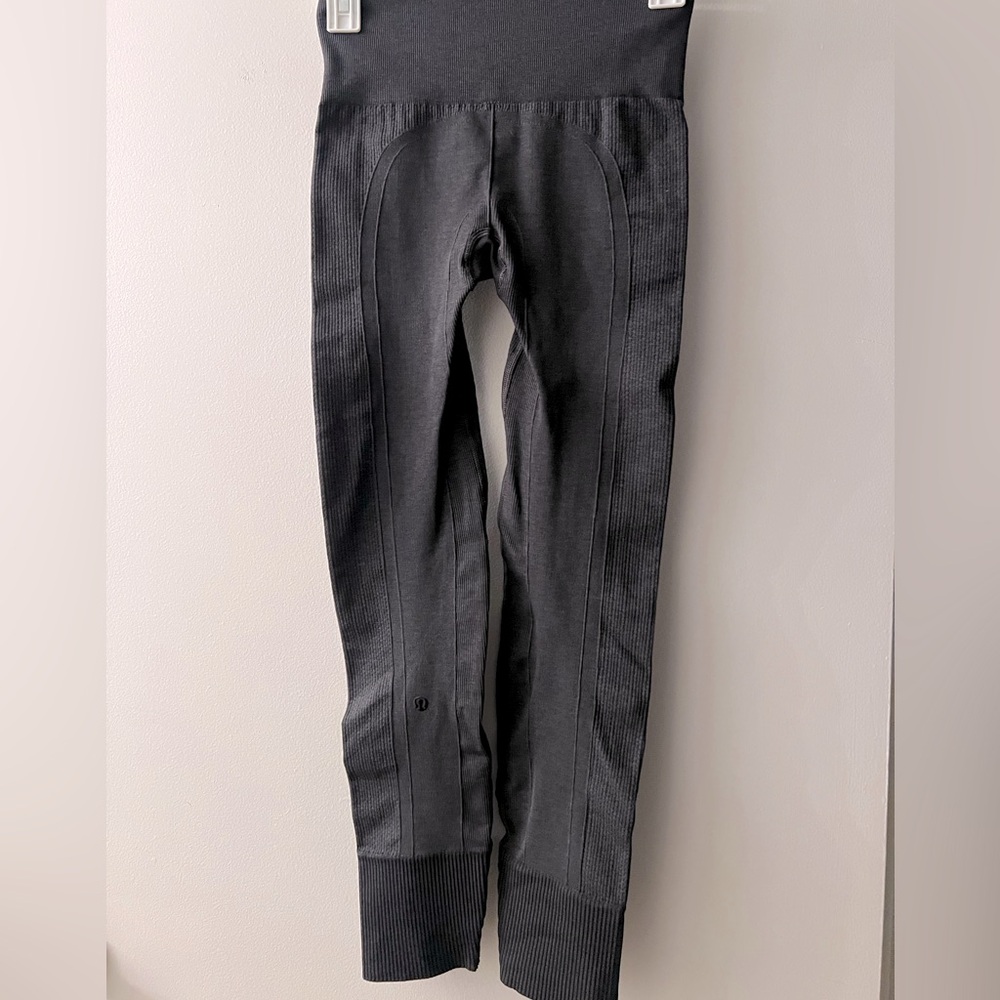 Lululemon Charcoal Compression Leggings